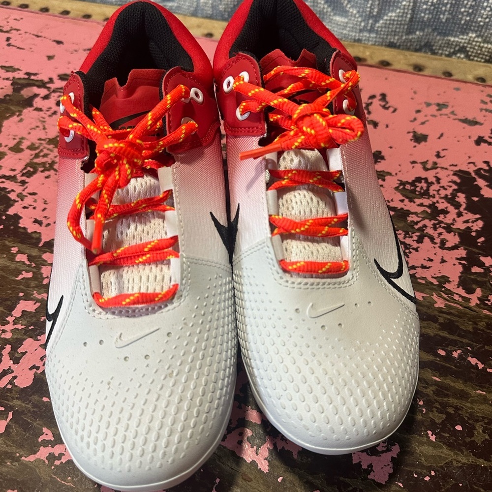 NIKE Hyperdiamond 4 Pro Metal Women’s Softball Cleats Sz 9 - Picture 4 of 12